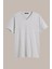 Erkek Çok Renkli T- Shirt Regular Fit Rahat Kesim V Yaka 4'lü Basic Tişört Paketi 2