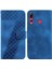 Huawei Y9 Başbakan 2019 Pu Deri Kabartmalı Desen Kart Yuvası Cüzdan Kılıf (Yurt Dışından) 1
