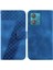 Motorola Kenar 40 Neo Kabartmalı Desen Pu Deri Flip Folio Kapak Kılıf (Yurt Dışından) 1