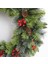 Silhouette Noel Çelenk Çam Iğnesi Kırmızı Meyve Dekoratif Çelenk Pencere Düzenlemesi Ön Kapı Pencere Asılı Çelenk 40 cm (Yurt Dışından) 2