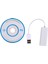 Silhouette Hava Dizüstü Bilgisayarı Için USB 2.0 - RJ45 Lan Ethernet Ağ Adaptörü (Yurt Dışından) 1