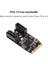 Silhouette M2 Pcıe Nvme SATA6G 2 Bağlantı Noktası Sata Iıı 6 Gb/s M.2 22X42 M Anahtar ve B Anahtar Denetleyici Adaptör Kartı JMB582 (Yurt Dışından) 2