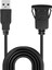 Silhouette 1 M Soket Kablosu USB 3.0 Oto Araba Gömme Montaj Erkek Kadın Uzatma Kablosu Pano Paneli Kare Ses Hattı Motosiklet Için (Tek Bağlantı Noktası) (Yurt Dışından) 3