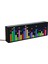 Silhouette LED Müzik Spektrum Ritim Işıkları Ses Sensörü 1624 Rgb Saat Göstergeli Atmosfer Seviyesi Göstergesi (Tel Kontrolü) (Yurt Dışından) 1