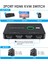 Silhouette Kvm Switch 2 Bağlantı Noktalı Kutu USB ve 2 Bilgisayar Için Uyumlu Anahtar Paylaşımlı Klavye Fare Yazıcı ve Bir Hd Monitör (Yurt Dışından) 4