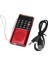 Silhouette L-328 Mini Taşınabilir Cep Fm Otomatik Tarama Radyo Müzik Ses Mp3 Çalar Ses Kaydedici ile Açık Küçük Hoparlör (Yurt Dışından) 1