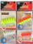 Aydınlık Boyut 2 Tarzı Yüksek Li 5packslot Floresan Oval Balıkçılık Şamandıra Bobber Yüzen Fasulye Redyellowmix Çarpıcı Şamandıra Gece Balıkçılığı J263 (Yurt Dışından) 3