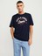 Jack & Jones Jjelogo Tee Ss O-Neck 2 Col SS24 Sn Erkek Tişört - 12246690 1