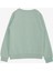 Erkek Çocuk Sweatshirt Yazı Baskılı 4-8 Yaş, Mint Yeşili 2