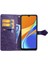 Redmi 9c Deri Kılıf Için Kılıf Zarif Desen Basit Iş Çevirme (Yurt Dışından) 3