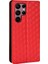 Samsung Galaxy S22 Ultra ile Uyumlu Cüzdan Hakiki Deri Darbeye Dayanıklı Tpu Kılıf Dayanıklı Flip Kitap Katlama Standı (Yurt Dışından) 4