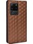 Samsung Galaxy S20 Ultra ile Uyumlu Cüzdan Hakiki Deri Darbeye Dayanıklı Tpu Kılıf Dayanıklı Flip Kitap Katlama Standı (Yurt Dışından) 4