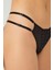 Tül Taş Detaylı Kadın Tanga KÜLOT-6018-SİYAH 3