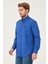 Regularfit Poplin Likralı Şeritli Gömlek 1