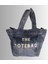 Kadın Gri Peluş The Tote Bag Çanta 1