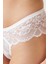 Dantelli Transparan Kadın Brezilya KÜLOT-6076-BEYAZ 3