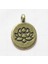 20CM Tarzı Bronz Lotus Erkekler Kadınlar Mala Om Carnelian Bilezikler Lotus Buda Yoga Charm Bilek Kırmızı A-Gate Boncuklu Bilek Boho Yoga Kırmızı Takı (Yurt Dışından) 1