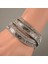 Kahverengi Lokaer Moda Yılan Derisi Desen Rhinestone Wrap Bilezik ile Çok Katmanlı Bilezikler Kadınlar Hediye Için 9 Renk Seçmek Için WRBR-004 (Yurt Dışından) 5