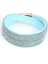 Altın ile Akuamarin Miasol Rhinestone Kristal Bling Çift Wrap Bilezikler Süet Deri Wrap Manyetik Bilezik Bilek Kayışı Kadınlar Için Kristal Chokers (Yurt Dışından) 1