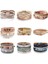 Gri 6 Amorcome Bohemian Doğal Taş Charm Deri Bilezikler Wome Için Moda Kristal Çok Katmanlı Wrap Bilezik Kadın Mücevheratı (Yurt Dışından) 3