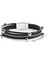 SF404 Wybu Akra Bilezik ile Kadınlar Için Renkli Taş Deri Wrap Şifa Boncuk Bilezik Megnet Snap Boho Braclet Femme Takı (Yurt Dışından) 1