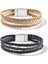 SF504 Wybu Akra Bilezik ile Kadınlar Için Renkli Taş Deri Wrap Şifa Boncuk Bilezik Megnet Snap Boho Braclet Femme Takı (Yurt Dışından) 5