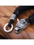21CM Tarzı Çelik Açık Asla Solmaz Paslanmaz Çelik Kelt Kurt Ipi Bilezik Erkekler Norse Vikings Survival Paracord Halat Bilezik Homme Takı (Yurt Dışından) 1