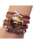 No.1 Boyutu Sıcak Moda Deri Infinity At Wrap Bilezik Bileklik Kadınlar Için El Yapımı Cam Cabochon At Takı En Iyi Hediye (Yurt Dışından) 1