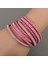 Pembe Lokaer Sıcak Satış Moda Wrap Bilezik Çok Katmanlı Bilezikler Kadınlar Hediye Için 6 Renk Seçmek Için WRBR-003 (Yurt Dışından) 1