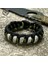 21CM Tarzı Siyah 2 Vintage Viking Runes Survival Bilezikler Erkekler cm Dikiş Renk Örgülü Paracord Halat Bileklik Kadınlar Iskandinav Lover Takı (Yurt Dışından) 2
