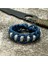 21CM Tarzı Siyah 2 Vintage Viking Runes Survival Bilezikler Erkekler cm Dikiş Renk Örgülü Paracord Halat Bileklik Kadınlar Iskandinav Lover Takı (Yurt Dışından) 4