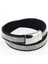 GRI06 Miasol Rhinestone Kristal Bling Çift Wrap Bilezikler Süet Deri Wrap Manyetik Bilezik Bilek Kayışı Kadınlar Için Kristal Chokers (Yurt Dışından) 2