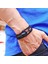 Deniz Mavisi Siyah Moda Okyanus Hayvan Manta Bilezik Erkek Kadın Çok Katmanlı Ayarlanabilir 4mm Milan Halat Braslet Survival Braclet Plaj Takı Hediye (Yurt Dışından) 5