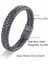 20.5cm Tarzı Gri Klasik Erkek Takı Hakiki Deri Bileklik Titanyum Siyah Halat Çelik Manyetik Toka Bileklik Erkek Takı Hediye Için Bileklik (Yurt Dışından) 5