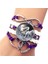 No.11 Boyutu Sıcak Moda Deri Infinity At Wrap Bilezik Bileklik Kadınlar Için El Yapımı Cam Cabochon At Takı En Iyi Hediye (Yurt Dışından) 1
