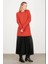 21474 Saç Örgü Detaylı Basic Triko Tunik Qks Tunik 21474 #23-123 2