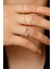 Zirkon Taşlı Rose Kalp Model Minimal Gümüş Kolye 1
