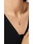 Zirkon Taşlı Rose Kalp Model Minimal Gümüş Kolye 3