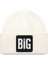 V1 Akrilik Big Think - 3 Kod Logolu Unisex Beyaz Bere (Beanie) 1