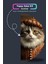 Soylu Tüylü Kedi Poster, Premium Baskı Poster, Gri Kedi, Statik Akıllı Kağıt (Yapay Zeka Tasarım) 5
