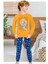 706 Erkek Çocuk Uzun Kollu Pijama Takımı-Hardal 1