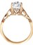 Pırlanta ve Beyaz Topaz Taşlı Nefertiti Yüzük 07R0203 3