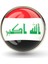 Iraq Irak Bayrağı Paslanmaz Çelik Rozet 3D Büyüteçli Camlı Iğneli Yaka Rozeti 1