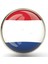 Hollanda Rozeti Netherlands Holland Ülke Bayrağı Paslanmaz Çelik 3D Rozet 1