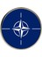 Nato Birliği Yaka Rozeti Yıldızlı Nato Bayrağı Yuvarlak Çelik Rozet 1