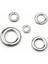 15 Adet Paslanmaz Çelik 10,7 Mm/7 mm NO:7-227 kg (500 Lbs) Çeker, Solid (Kapalı) Ring,halka 2