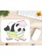 Panda Baskılı Özel Tasarım Dikdörtgen Kaydırmaz Mousepad 1