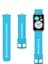 Huawei Watch Fit Uyumlu Spor Silikon Kordon Saks Mavi 2