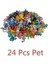 24 Style Pokemon Figure Toys Anime Pikachu Action Figure Model Ornamental Decoration Collect Toys For Children's Christmas Gift Random (Yurt Dışından) 1