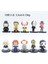 10PCS/SET Horror Movie Characters V For Vendetta Chucky Freddy Jason Scary Saw Pvc Action Figures Toys (Yurt Dışından) 4